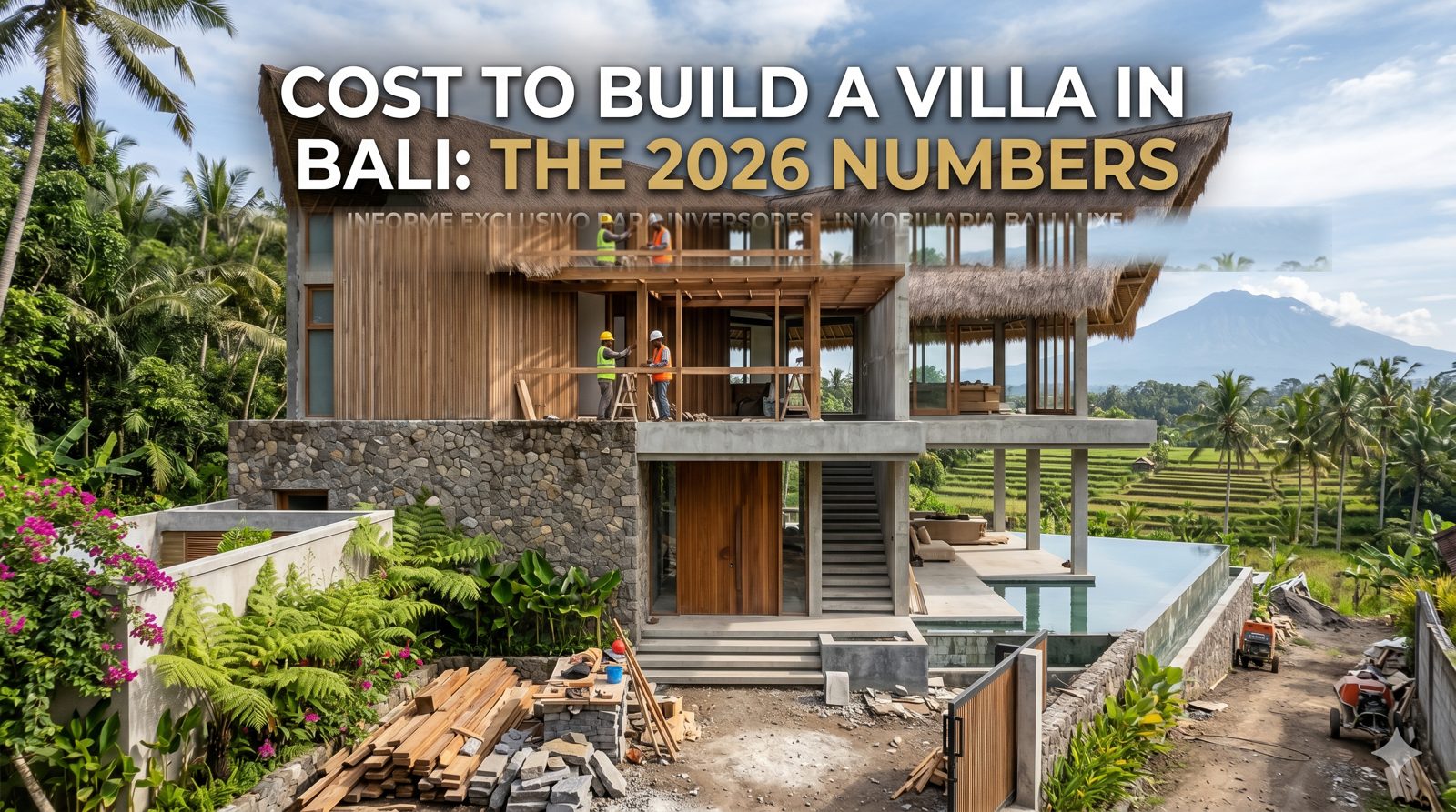 Cost to Build a Villa in Bali: The 2026 Numbers — InmoBali