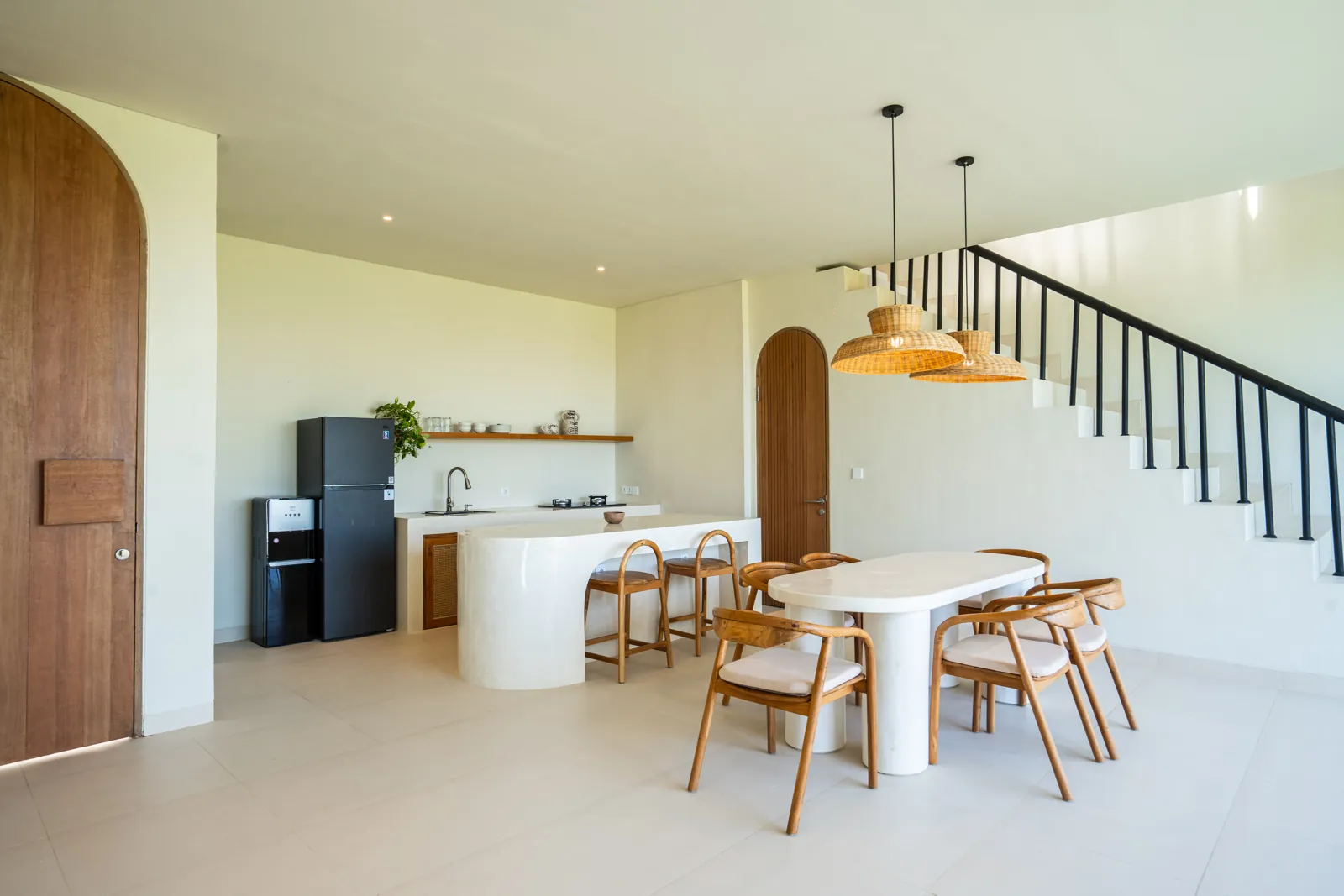 Type A open kitchen and dining